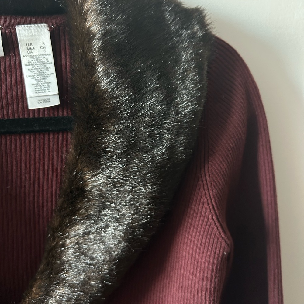 Vintage Y2K Faux-Fur Cardigan - Picture 8 of 8